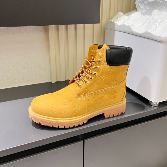Timberland Louis Vuitton Wheat Monogram Boots - Picture 5 of 10